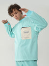 Women's Air Pose Crew Neck Sweater Chest Pocket
