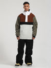 Men's Gsou Snow Corduroy Anorak Two Piece Ski Suit