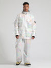 Men's Gsou Snow Neon Holographic Cargo Snow Jacket & Pants Sets