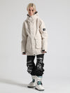 Women's Gsou Snow Winter Force Cargo Snow Jacket & Pants Sets