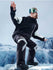 Men's High Experience Diagonal Opening Full Zipper Freestyle Skiing Snowsuit