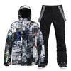 Men's SMN Winter Cross Country Snow Shred Freestyle Two Piece Snowsuit
