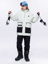 Men's High Experience Functional Infinite Cloister Geometry Concept Snowsuits