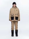 Men's High Experience Functional Infinite Cloister Geometry Concept Snowsuits